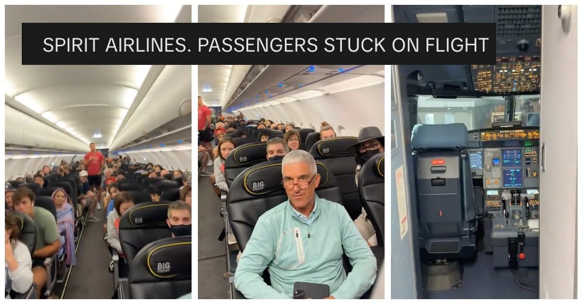 Spirit Passengers Get Stuck On A Plane