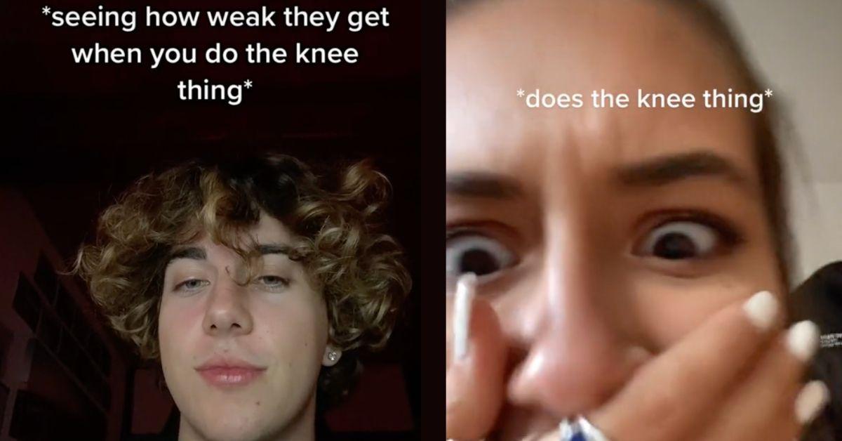 Tiktok S Knee Thing Will Easily Spice Up Your Makeout Sesh