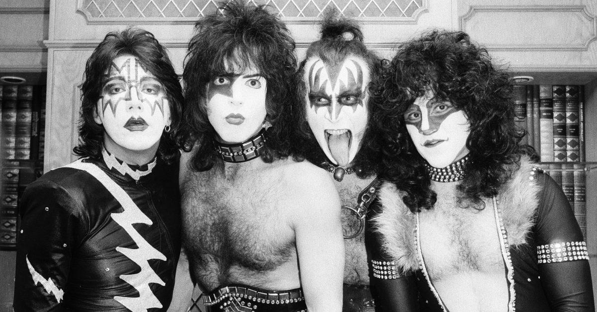 (L-R) Ace Frehley, Paul Stanley, Gene Simmons and Eric Carr.