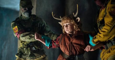 Christian Convery as Gus in episode 201 of 'Sweet Tooth.'