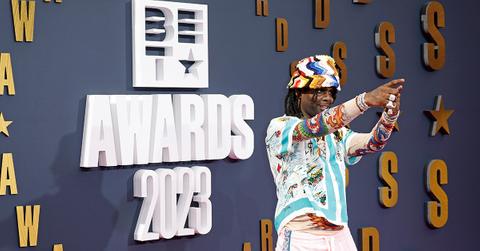 Chief Keef on the red carpet at the 2023 BET Awards.