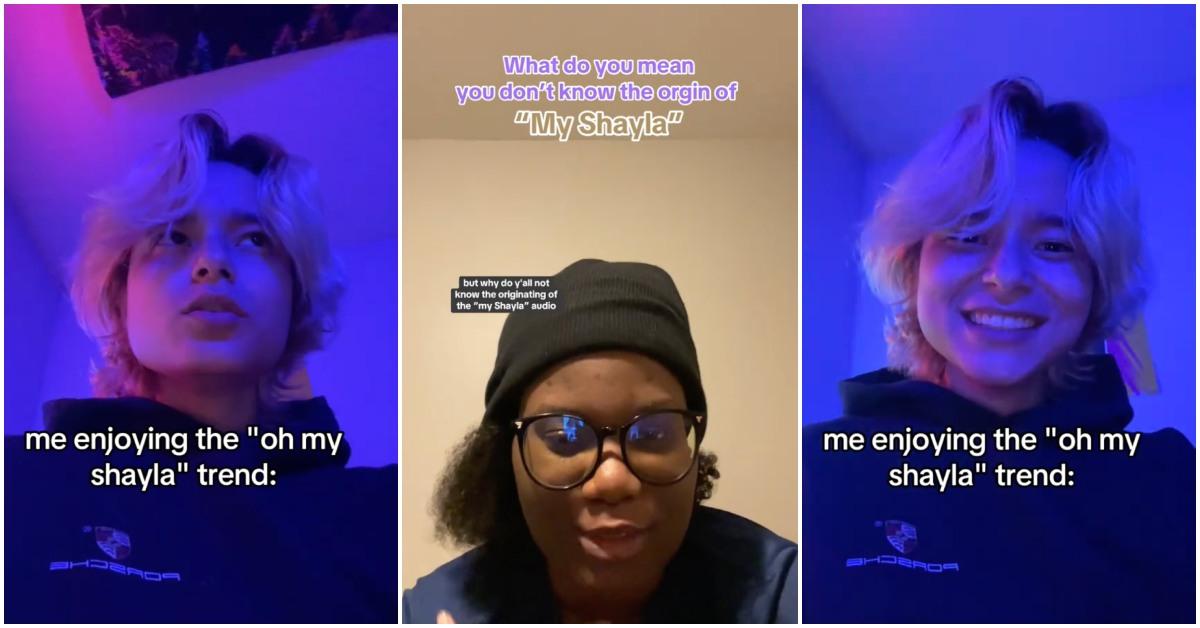 Folks on TikTok talking about the "my Shayla" trend and what it means.