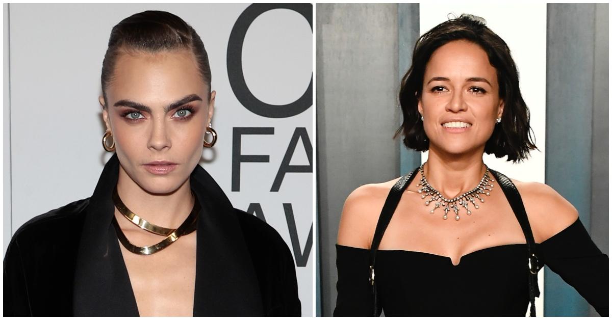 Cara Delevingne, Michelle Rodriguez.