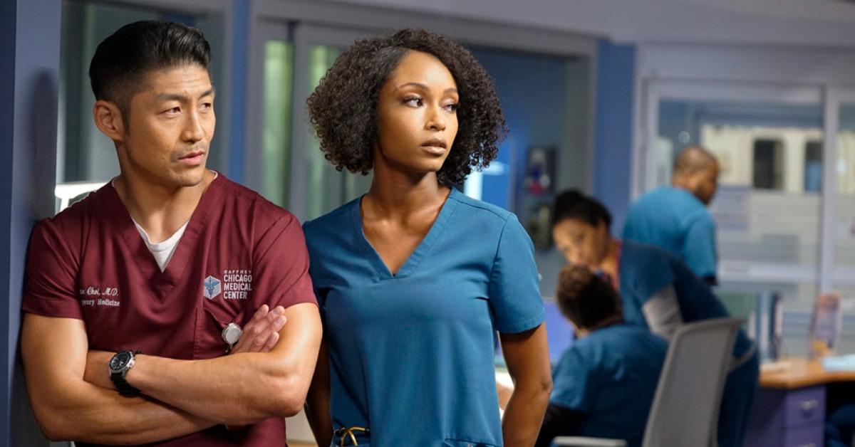 Ethan and April in 'Chicago Med'