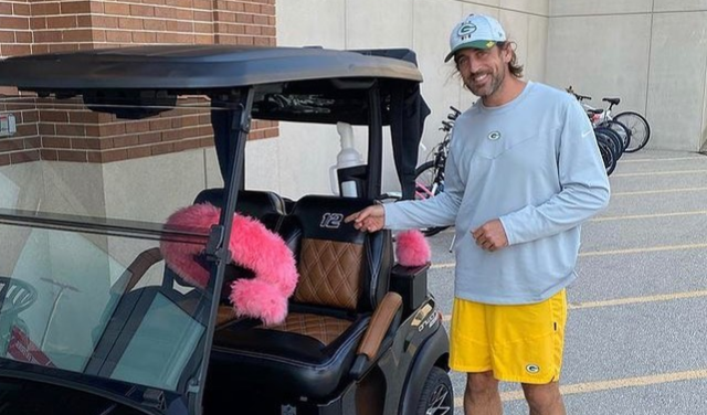 Why Does Aaron Rodgers Have Long Hair? It's For A Specific Halloween Costume