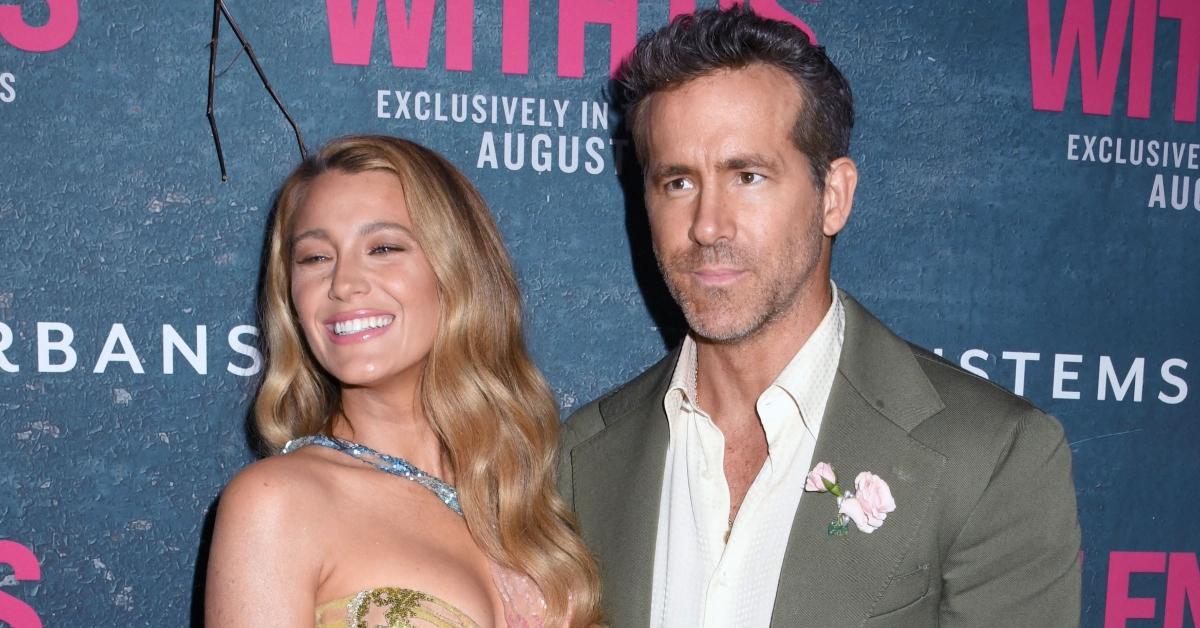 (L-R): Blake Lively and Ryan Reynolds at the premiere for 'It Ends With Us'