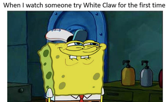 13 Funny White Claw Memes To Make Hump Day A Smoother Transition