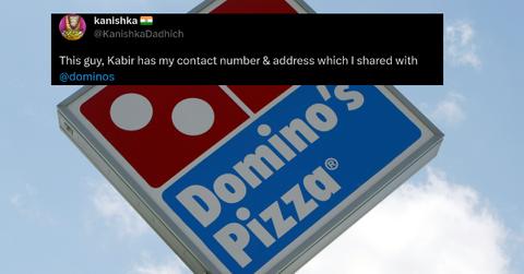 Dominos Driver "Proposes" to Woman After Bringing Her Food