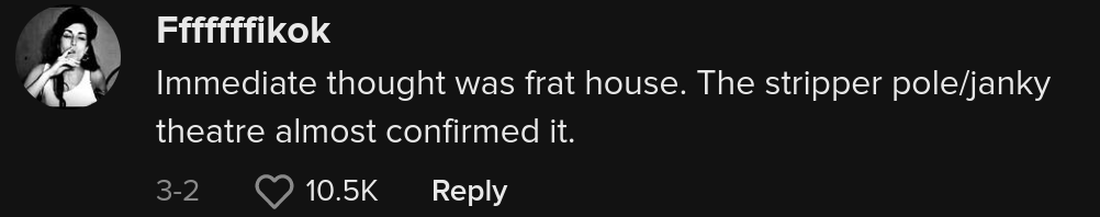 Comment on viral post about a creepy Zillow listing with a strange layout.