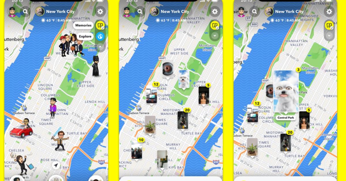 Snapchat Snap Map