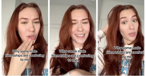 TikTok asking why men are friends with creeps