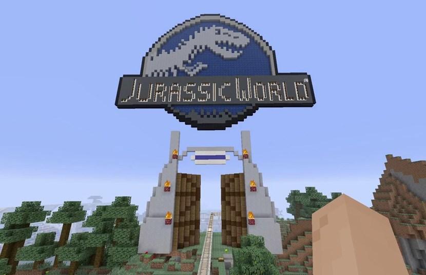 lego minecraft jurassic world