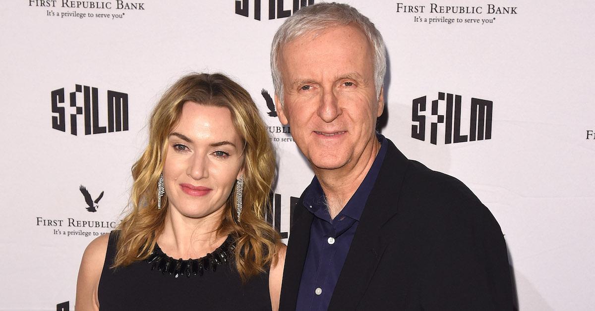 James Cameron and Kate Winslet
