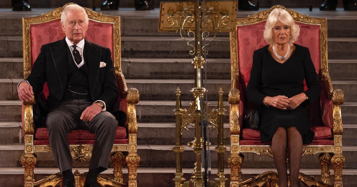 King Charles III and Queen Camilla address both houses of Parliament