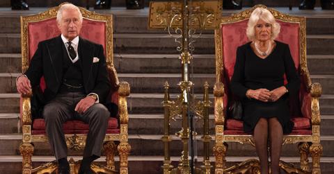 King Charles III and Queen Camilla address both houses of Parliament