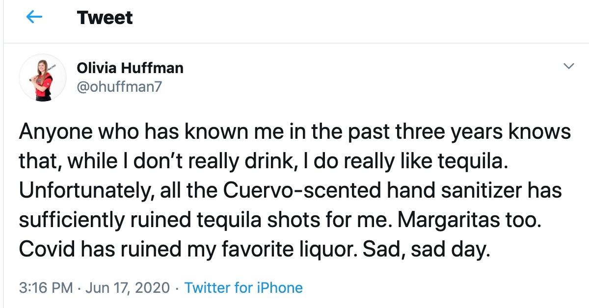 Why Does Hand Sanitizer Smell Like Tequila? Here's the Reason