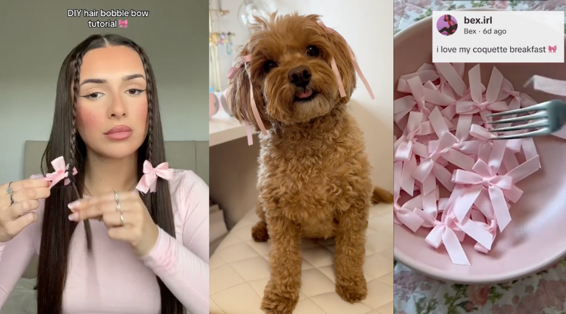 Pink Bow Trend TikTok