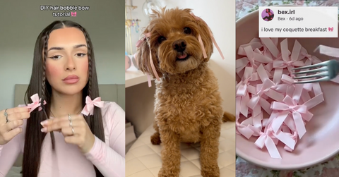 Pink Bow Trend TikTok