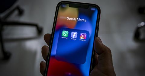 Phone with Whatsapp, Facebook, Instagram