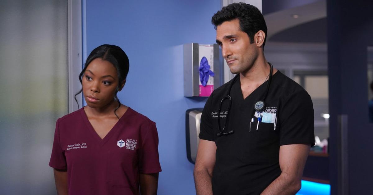 Crockett and Vanessa in 'Chicago Med'