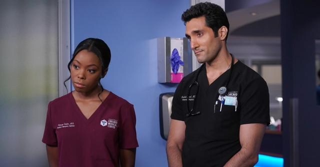 Crockett and Vanessa in 'Chicago Med'