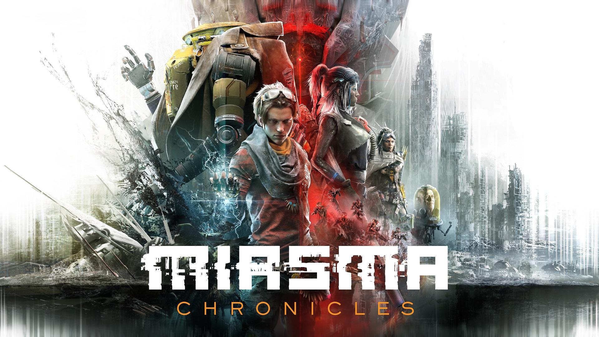 'Miasma Chronicles' key art showing protagonists in the game.