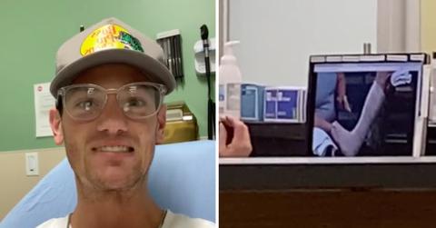 A man saw his doctor watching an ankle wrapping tutorial before treating him