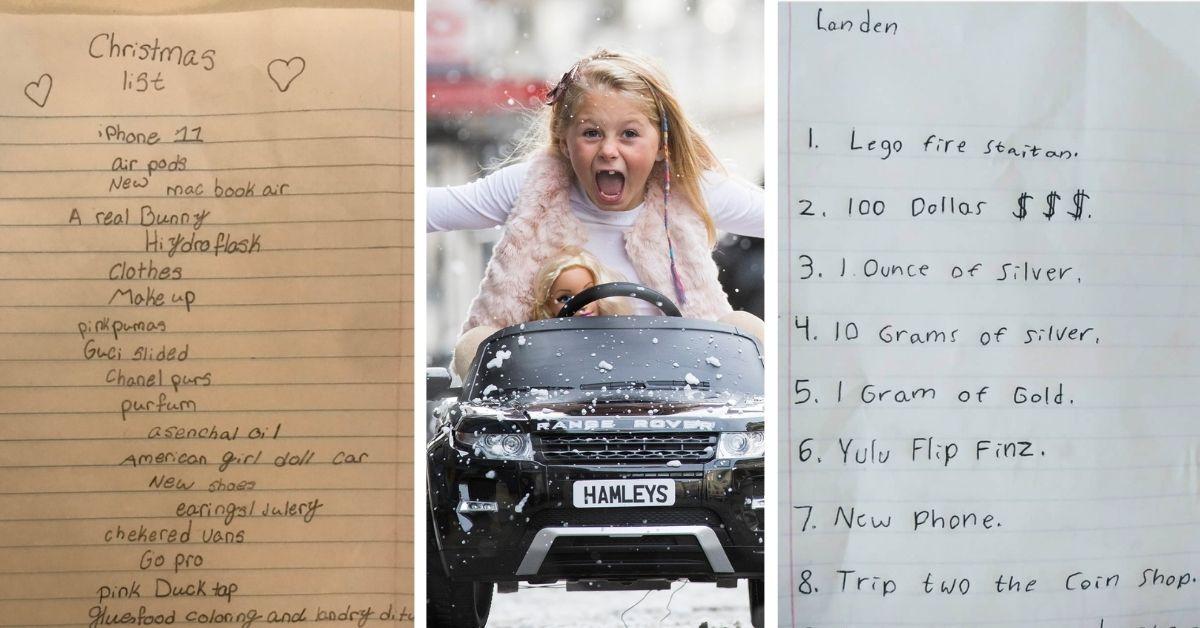 16 Hilarious Christmas Lists Written by Kids