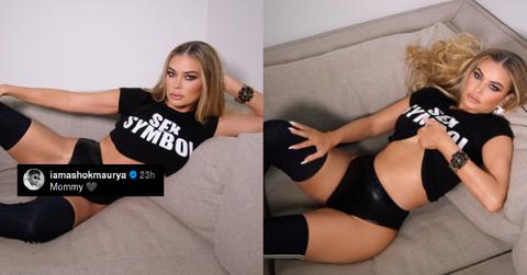Carmen Electra Rocks Sex Symbol T-Shirt on Social Media