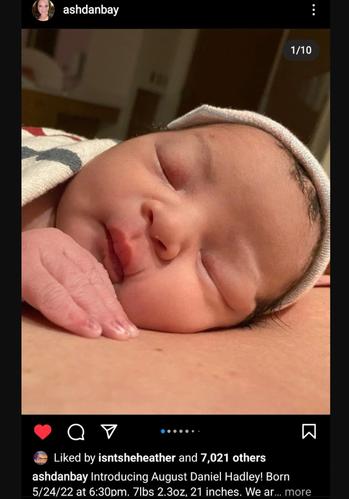 Ashley Baynes new baby boy