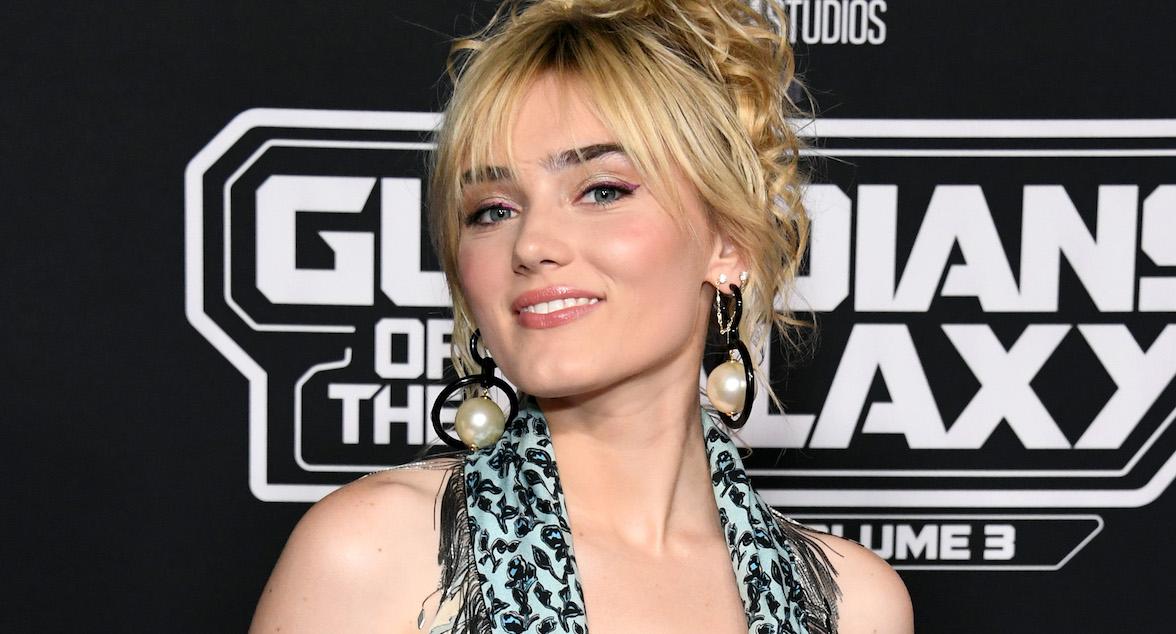 Meg Donnelly on the red carpet