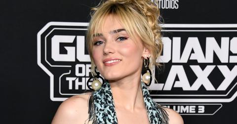 Meg Donnelly on the red carpet