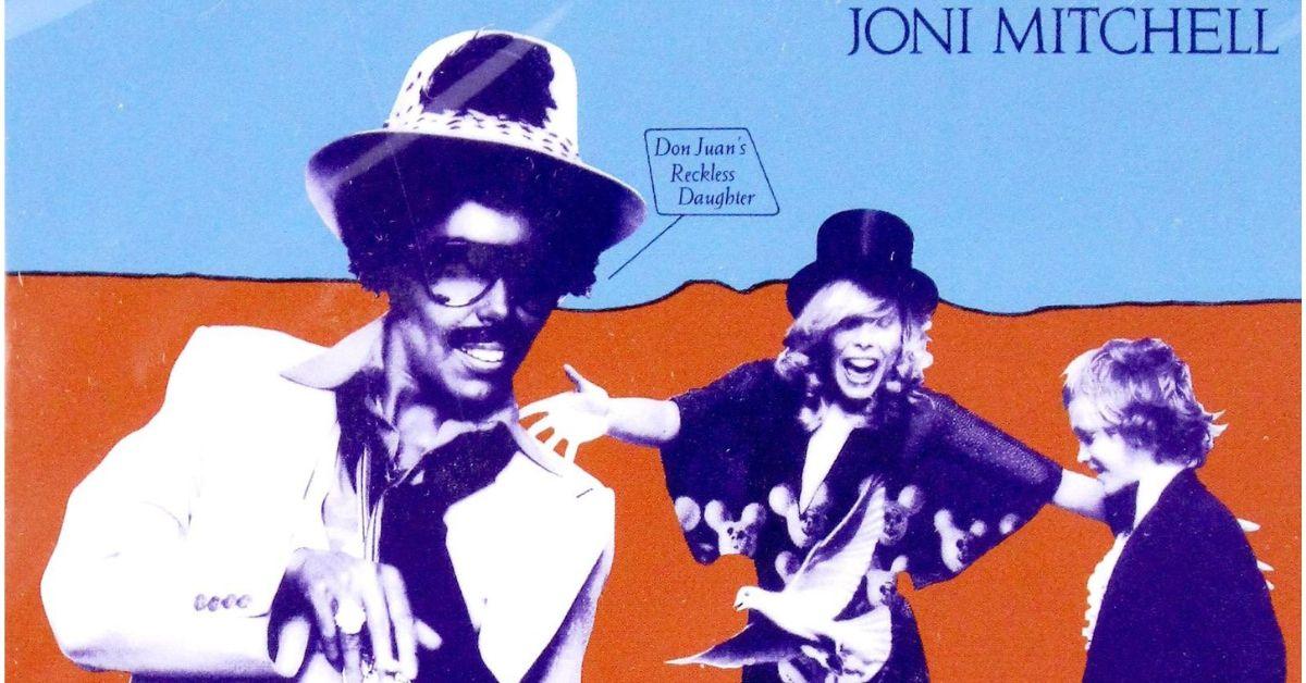 Joni Mitchell in blackface on the cover of 'Don Juan's Reckless Daughter.' 