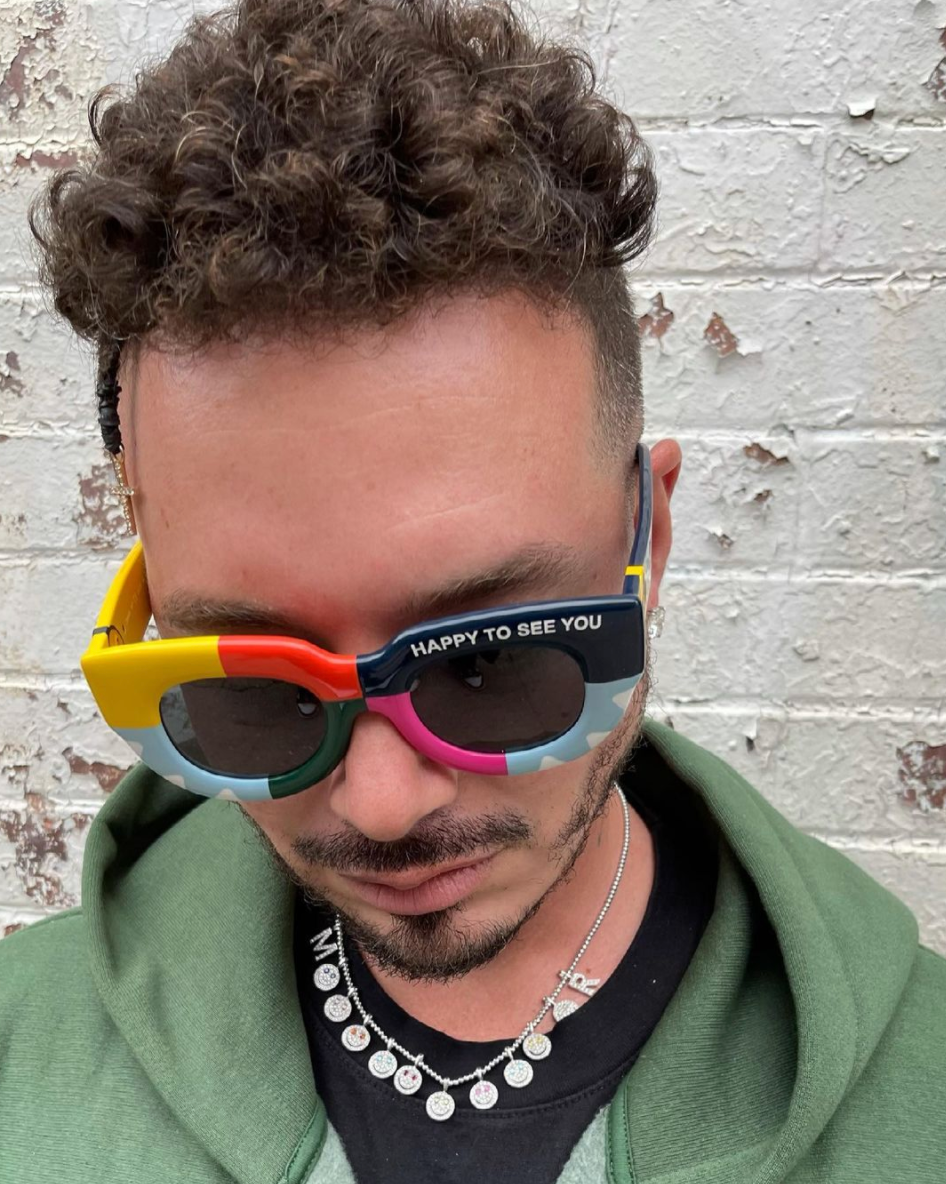 j balvin chanel sunglasses