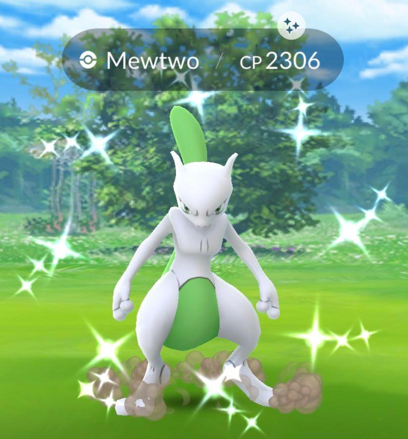 Shiny Mewtwo Pokemon Go Registered