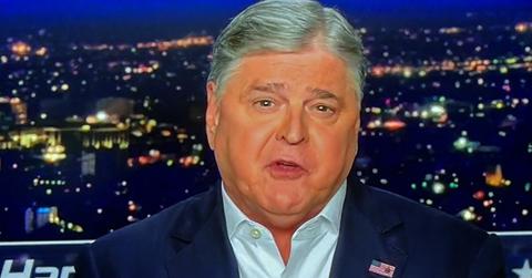 What happened to Sean Hannity's face?