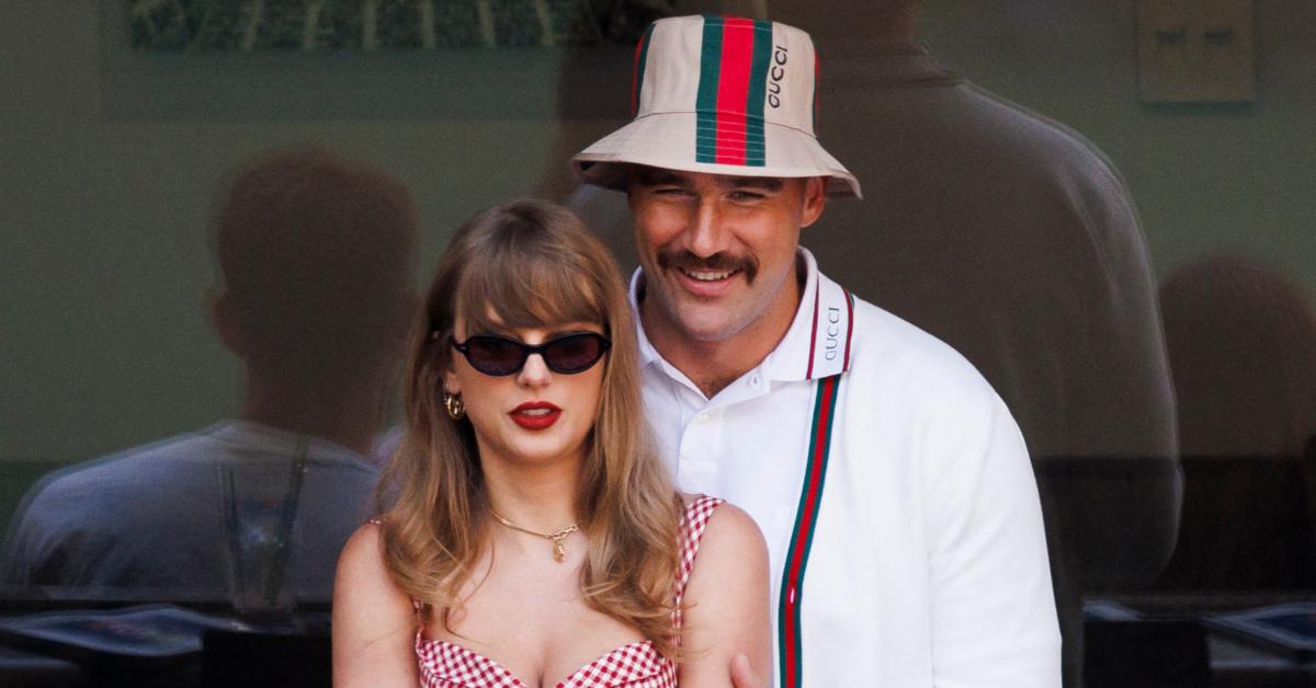 Travis Kelce and Taylor Swift at the U.S. Open on Sept. 8, 2024.