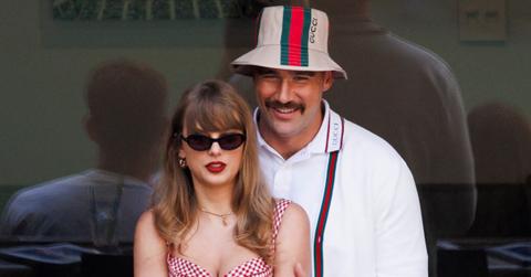 Travis Kelce and Taylor Swift at the U.S. Open on Sept. 8, 2024.