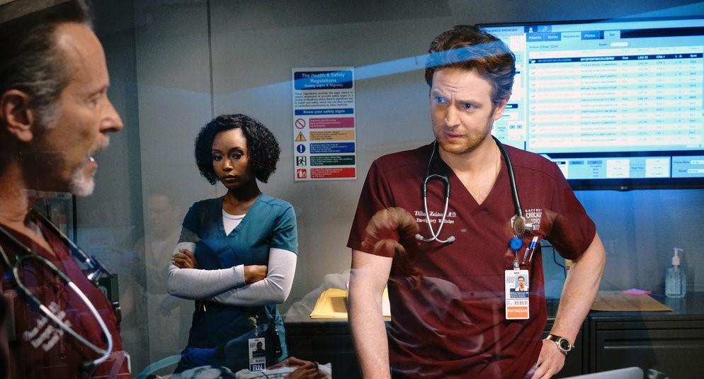 Steven, Yaya, and Nick on 'Chicago Med'