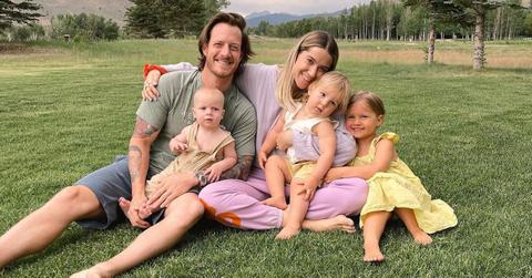 Tyler Hubbard, Hayley Hubbard, and their three kids.