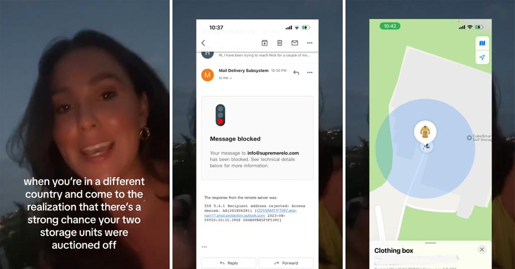 Woman's Storage Unit Auctioned Off While She's Out of Country