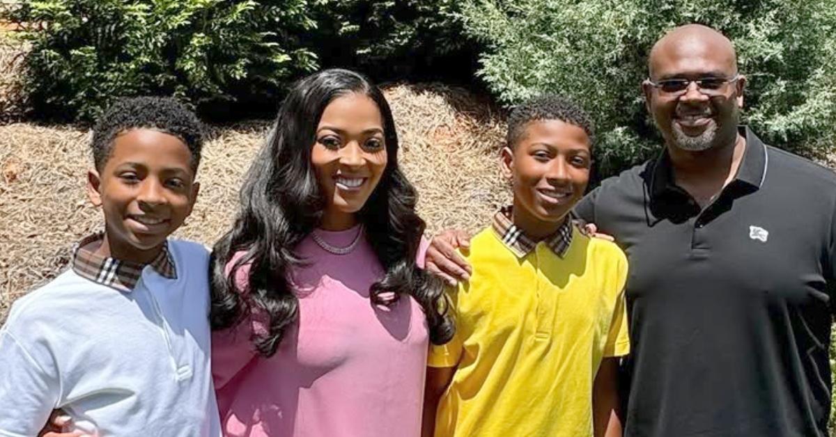 (l-r): Ashton Harris, Toya Bush-Harris, Avery Harris, and Eugene Harris