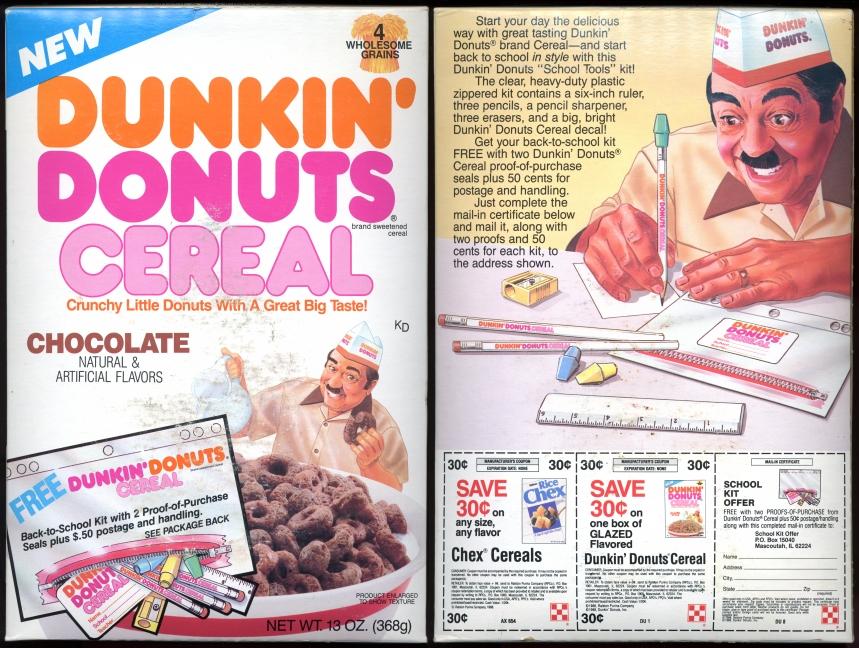 dunkin donuts cereal