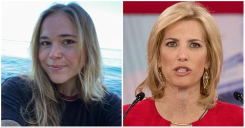 Hope Walz on Instagram / Laura Ingraham speaks at 2018 CPAC.