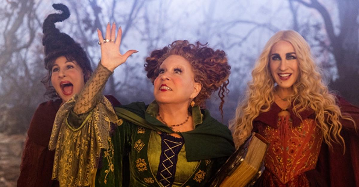 The Sanderson sisters in 'Hocus Pocus 2.'