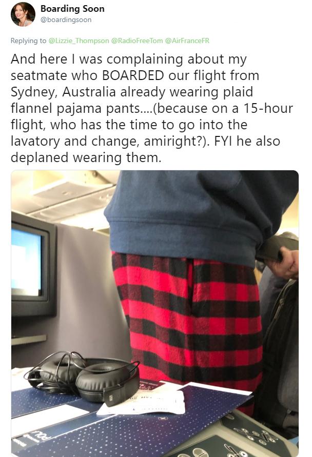 no pants flight