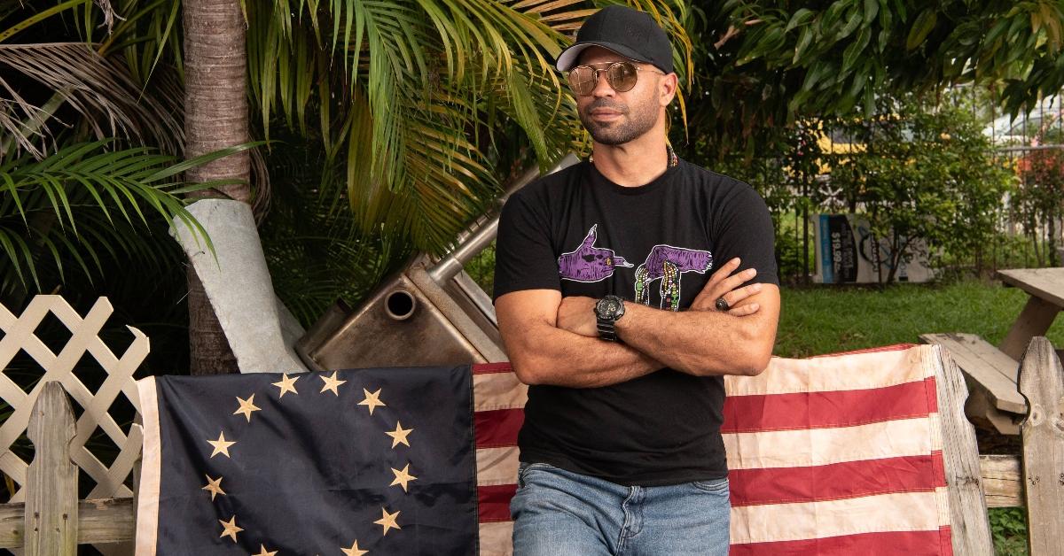 Proud Boys Leader Enrique Tarrio Poses For a Portrait in Miami