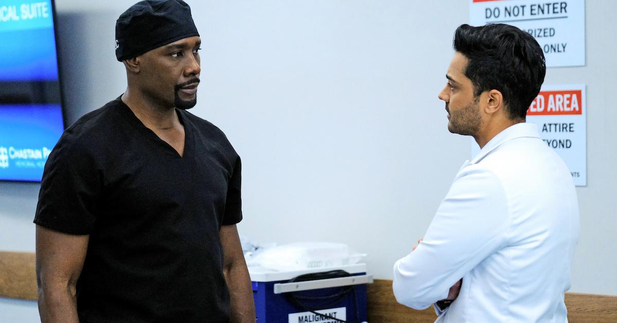 Manish Dayal and Morris Chestnut on 'The Resident'