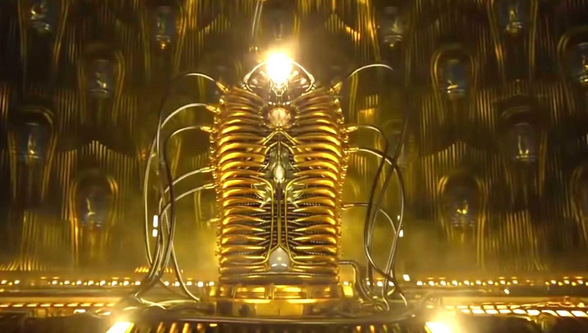 Adam Warlock's birthing pod in GOTG Vol. 2