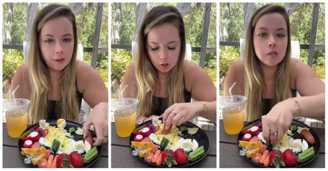 Tiffany Magee eats a "Tiffany Plate."